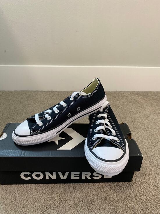 Converse Other - New Converse Kids Chuck Taylor All Star Black High Tops Size 2Y